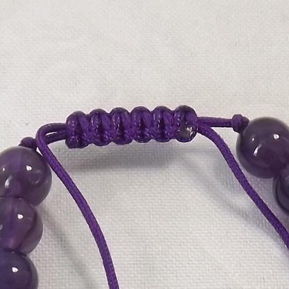 Genuine Amethyst Chakra Bracelet - Picture 3 of 8